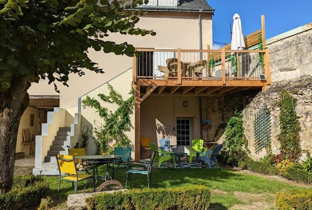 Logis Des Fees, Spa, Piscine Et Jardin Bauge-en-Anjou Bagian luar foto